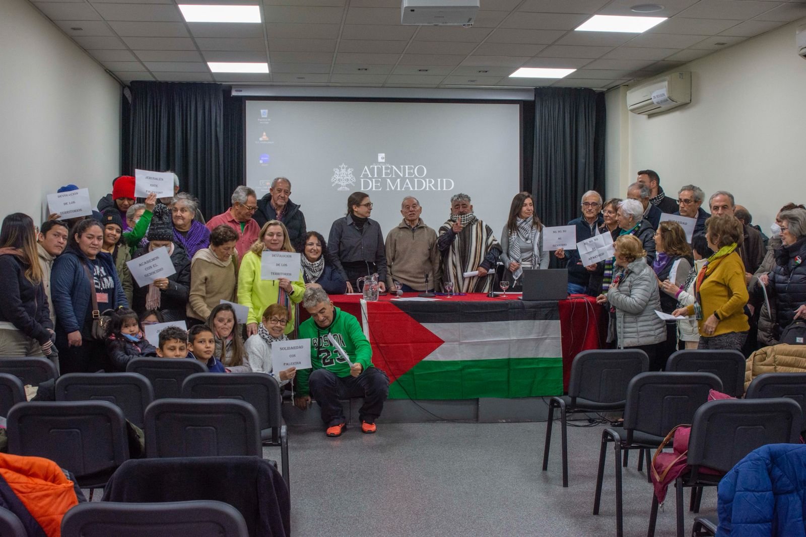 ¡No al genocidio en Palestina! ¡Paz, fruto de la justicia!
