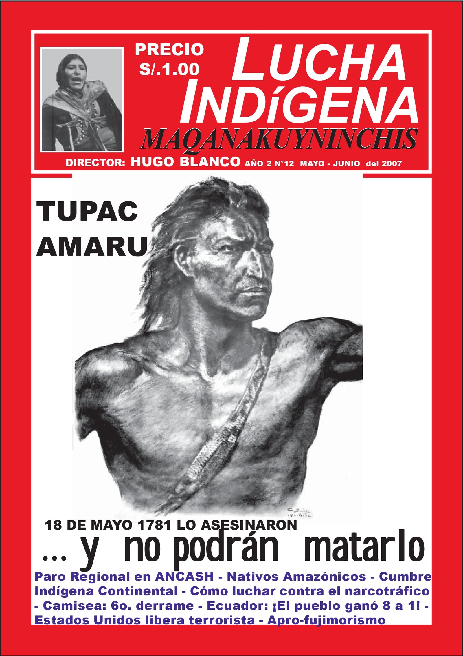Lucha Indígena N°12, Mayo-Junio 2007