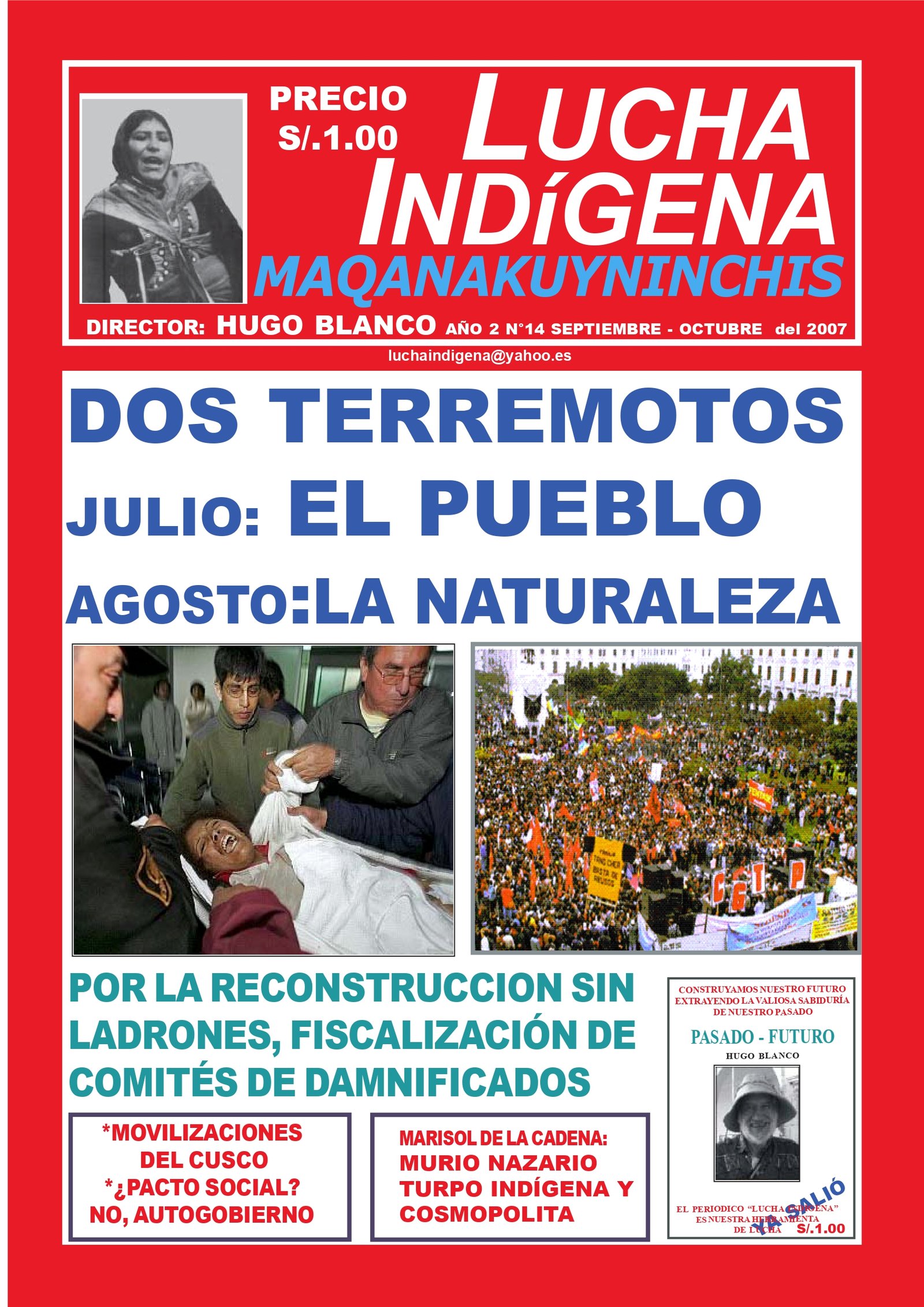 Lucha Indígena N°14, Setiembre-Octubre 2007
