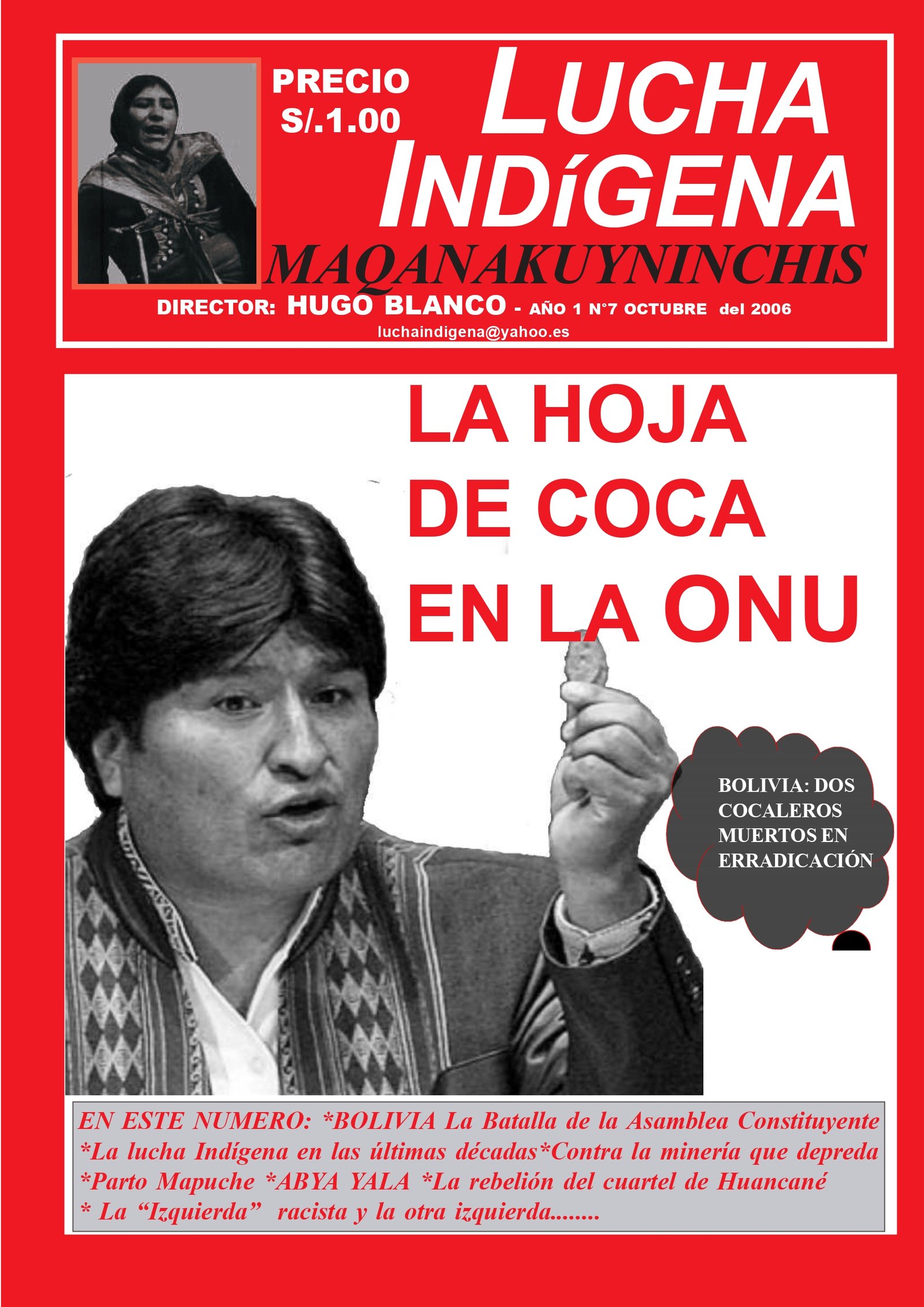 Lucha Indígena N°7, Octubre 2006